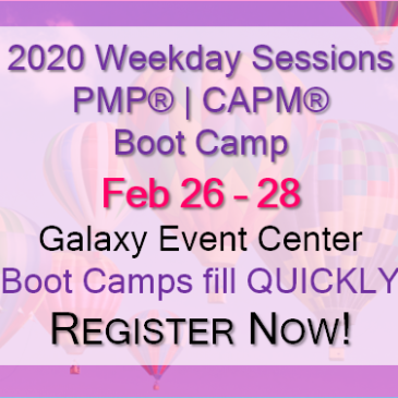 2020 Weekday PMP|CAPM Spring Boot Camp!
